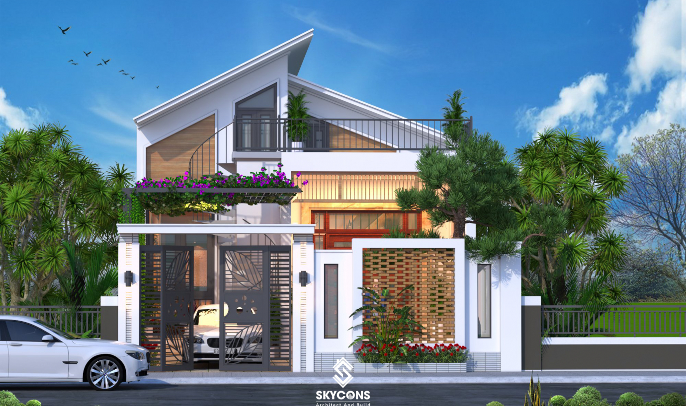 Mẫu Nhà Cấp 4 Mái Chéo - Nhơn Trạch, Đồng Nai