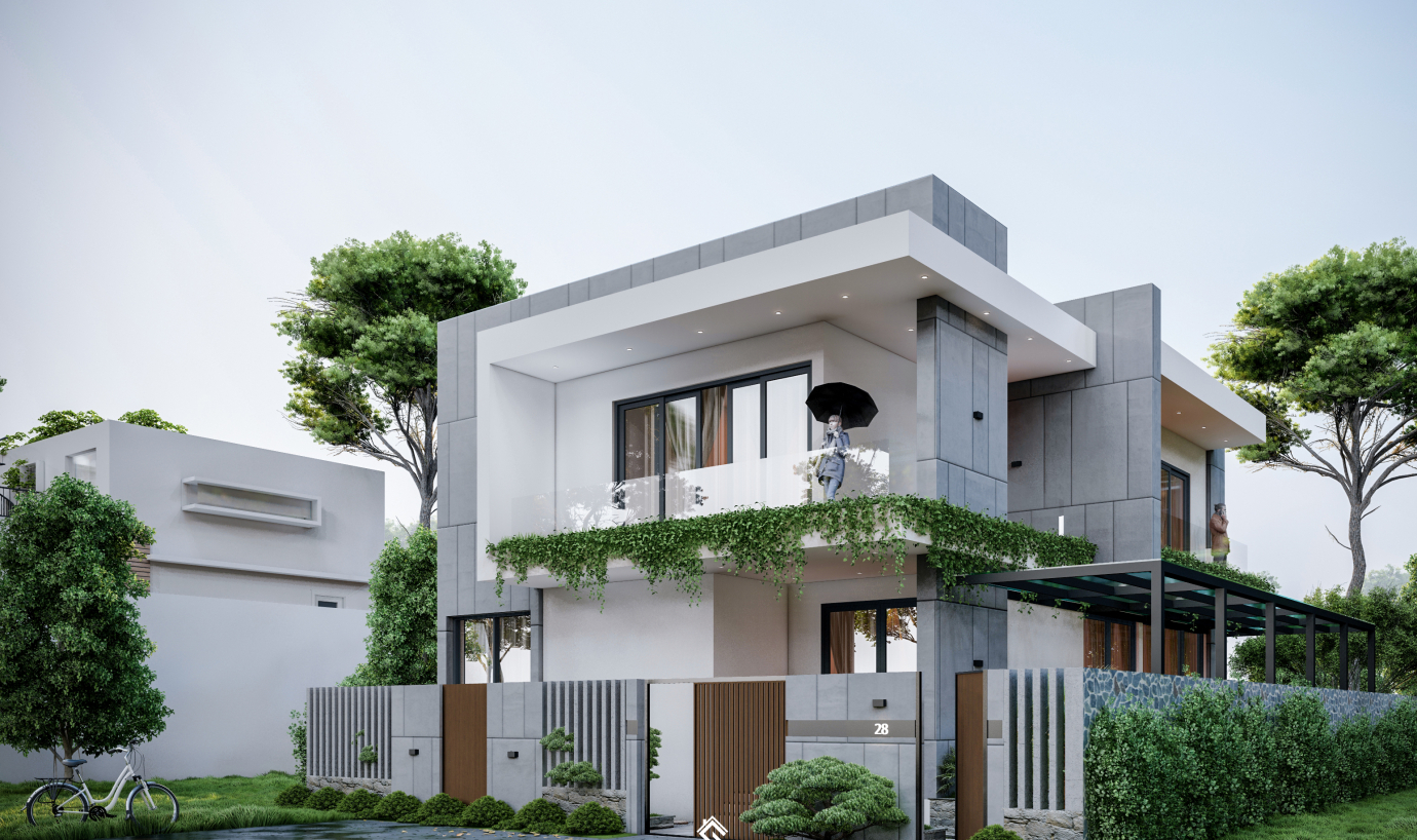 Xây Dựng Nhà Phố 2 Tầng Hiện Đại