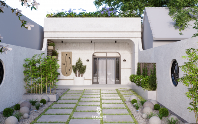 Ngôi Nhà Của Họa Sĩ - Nhà Cấp 4 Mái Bằng