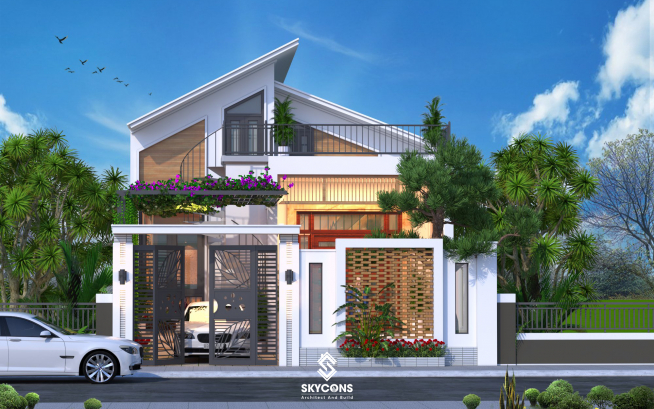 Mẫu Nhà Cấp 4 Mái Chéo - Nhơn Trạch, Đồng Nai