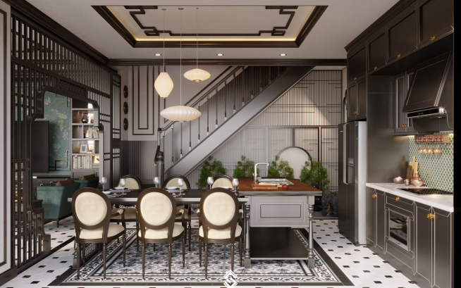 Biệt Thự Phong Cách Indochine Hoàng Tộc