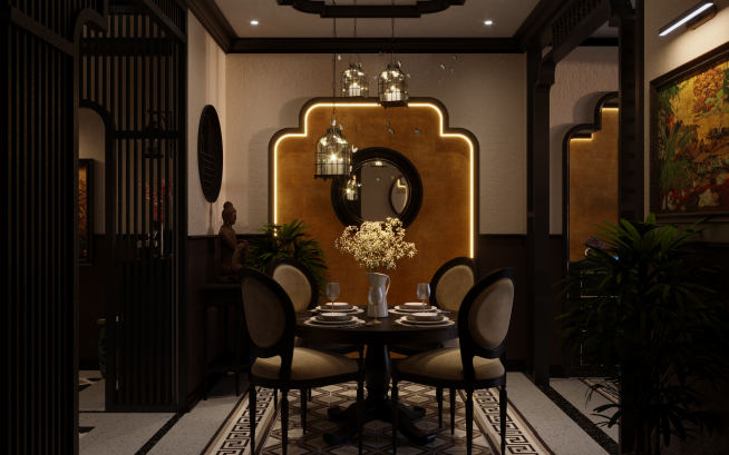 Nội Thất Căn Hộ Everrich Thời Thượng Với Phong Cách Indochine